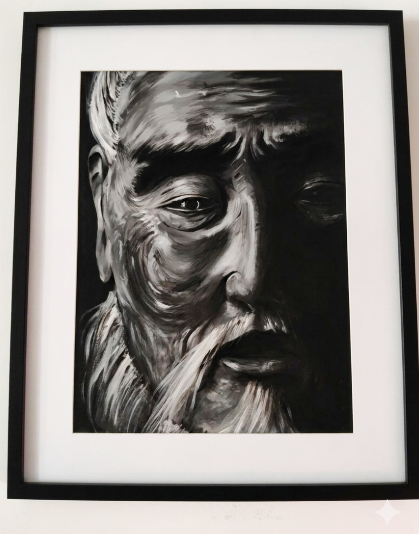 Monumental Gaze, retrato en blanco y negro de Fede Martínez Roca